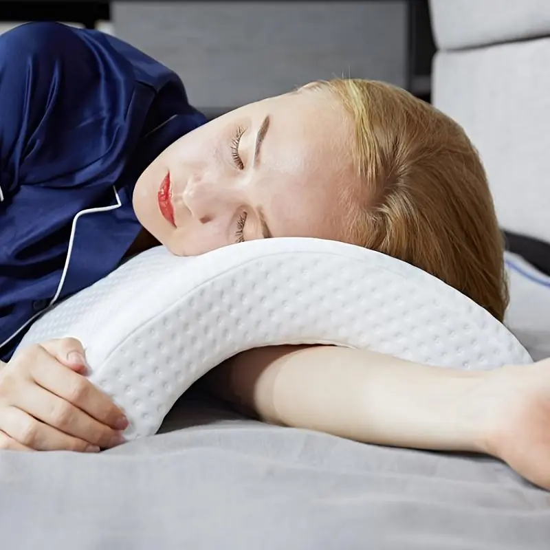 Couple Pillow, Soft Comfortable Cuddling Memory Foam Couple Pillow, Restful Sleeping Pillow for Home & Travel