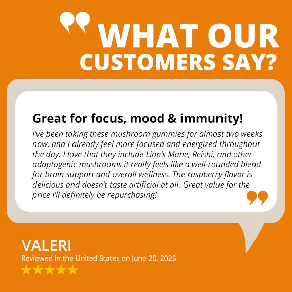 Zahler 10-in-1 Mushroom Gummies Raspberry Flavored with Lions Mane Reishi Cordyceps White Button Plus 6 Adaptogenic Mushrooms 60 Count US Manufactured GMP Certified Kosher Pareve