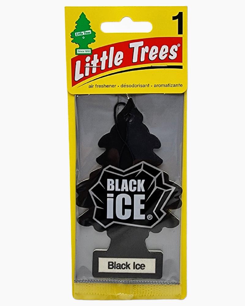 Little Trees Air Freshener Black Ice 24 Individual Packs for Car Truck Home Office Use Woody Aroma Eco Friendly Made in USA