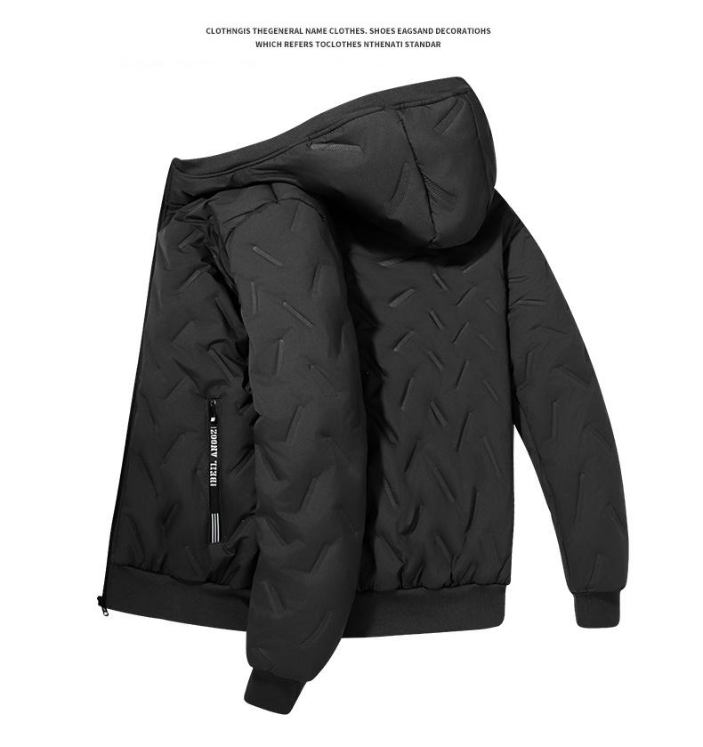 Men's Three-Piece Set Jacket Vest Cotton Pants Ultrasonic Fleece Warm Stand Collar Winter Coat for Dad SpringStatements Men's Three-Piece Set Jacket Vest Cotton Pants Ultrasonic Fleece Warm Stand Collar Winter Coat for Dad SpringStatements