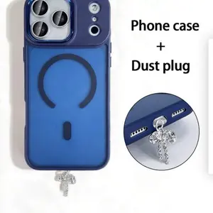 1pc Koolife Skin-Friendly Electroplated Matte Magnetic Protective Case, Anti-Slip Anti-Drop, Matte Skin Feel, Ultra-Thin Hard Shell, PC+TPU, Compatible With IPhone 17 ProMax/17/17 Pro/17 Air/16/16 Pro/16 Plus/16 ProMax/11/11 Pro/11 ProMax/12/12 Pro/12 Pro