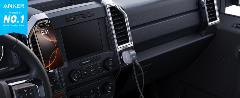 Anker USB-C Car Charger, 75W Max Fast Charging, Sleek and Compact Design with Retractable Cable, for iPhone 17 / 16 / 15 Series, Samsung S24 / S23, MacBook, and More