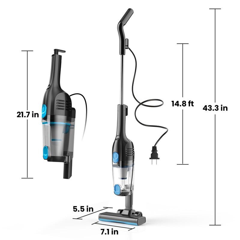 INSE R6X Corded Stick Vacuum, 15KPa Suction with 600W Motor, Ultra-Lightweight Bagless Upright Vacuum with Handheld for Home Hard Floor Carpet Pet Hair Car Cleaning home cleaning tools home appliances