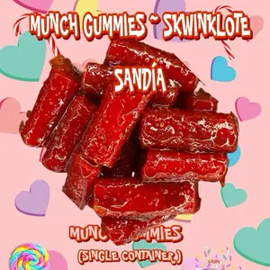 munch gummies ~ Swinklote Sandía - ( ONE CONTAINER ) munch gummies ~ Swinklote Sandía - ( ONE CONTAINER )