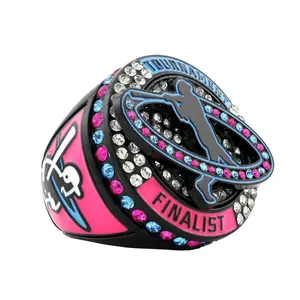 GEN26C Baseball Blackout Drip Tournament Finalist Ring