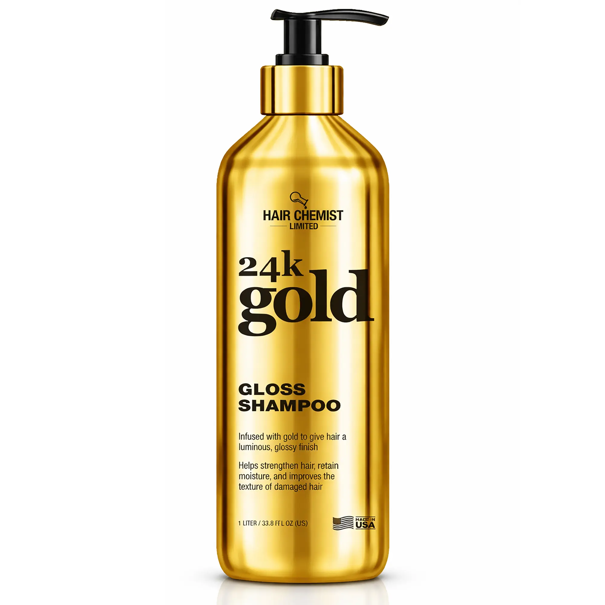 Hair Chemist 24k Gold Gloss Shampoo 33.8 Ounces