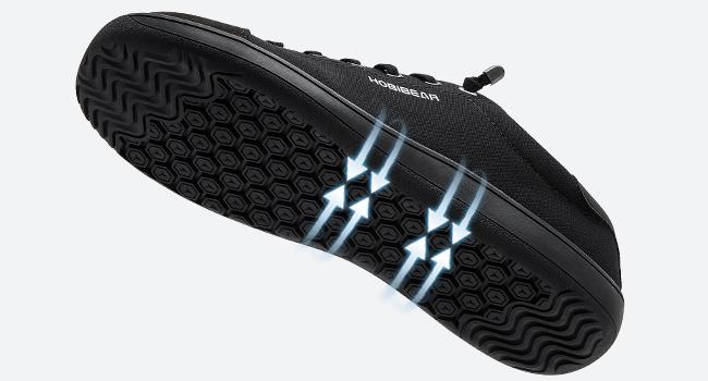 HOBIBEAR Women's Shoes Wide Toe Sneakers Low Top Flat Casual Walking Shoes