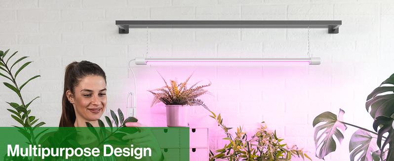 SuncoGrow, LED Grow Light, 3ft, 30W Full Spectrum, Linkable