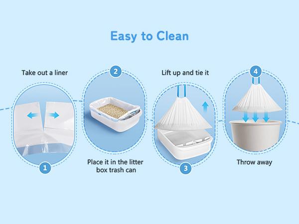 Garbage bags for Thereye SC06 Open-Top Self-Cleaning Cat Litter Box special accessories Garbage bags for Thereye SC06 Open-Top Self-Cleaning Cat Litter Box special accessories