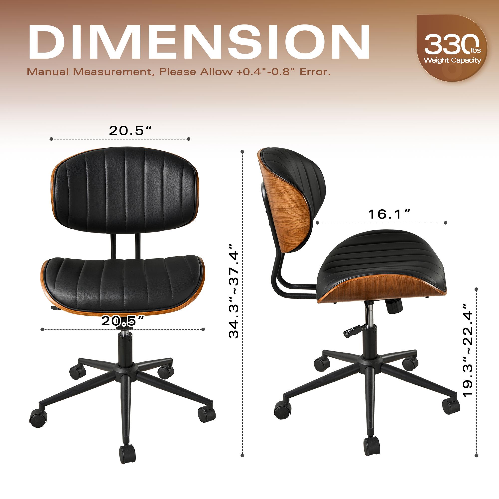 【Stock Up Sale】Ovios Home Office Chair Mid-Century Modern Faux Suede Leather Chairs, Comfy Deep Seat Adjustable Height Rolling Swivel Executive Computer Task Armchair 【Stock Up Sale】Ovios Home Office Chair Mid-Century Modern Faux Suede Leather Chairs, Comfy Deep Seat Adjustable Height Rolling Swivel Executive Computer Task Armchair