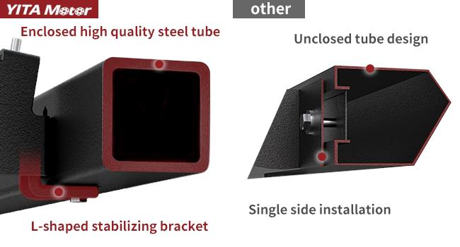 YITAMOTOR Drop Side Steps Compatible with 2009-2018 Dodge Ram 1500 & 2010-2024 2500 3500 Crew Cab, 2019-2024 1500 Classic, Off-Road Running Boards, Black Powder Coated Nerf Bars Heavy Duty Aluminum