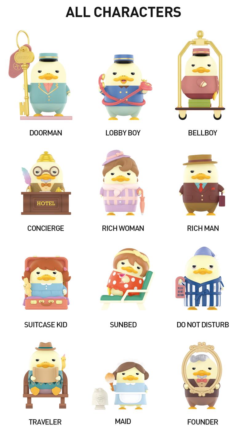 【GIVEAWAY】Unboxing-THE GRAND DUCKOO HOTEL Series Figures