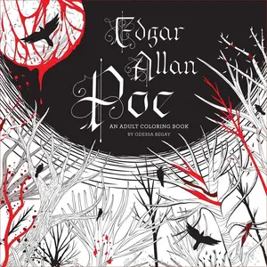 Edgar Allan Poe: An Adult Coloring Book by Odessa Begay [Paperback Book]