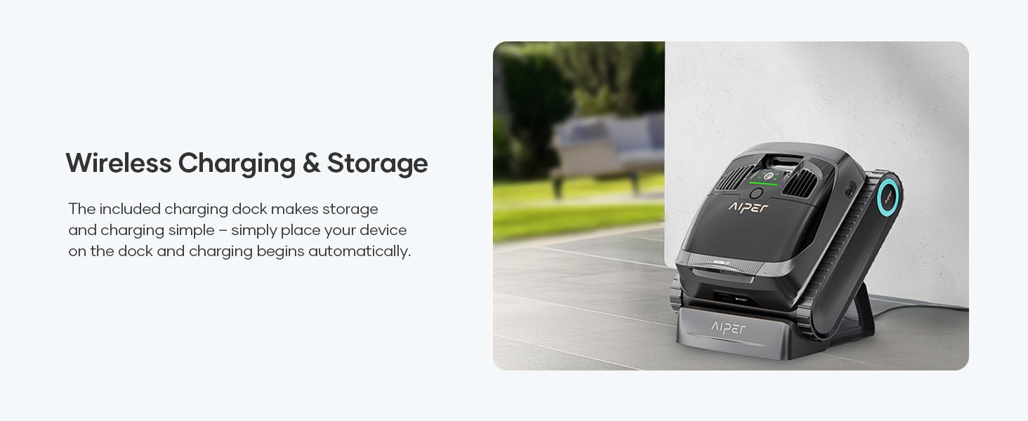 AIPER Scuba X1 Cordless Robotic Pool Cleaner, 6600 GPH High-Power Suction, Horizontal Waterline Scrubbing, Upgraded Cross Pattern Smart Navigation, Ideal for Inground Pools up to 2,150 sq.ft AIPER Scuba X1 Cordless Robotic Pool Cleaner, 6600 GPH High-Power Suction, Horizontal Waterline Scrubbing, Upgraded Cross Pattern Smart Navigation, Ideal for Inground Pools up to 2,150 sq.ft