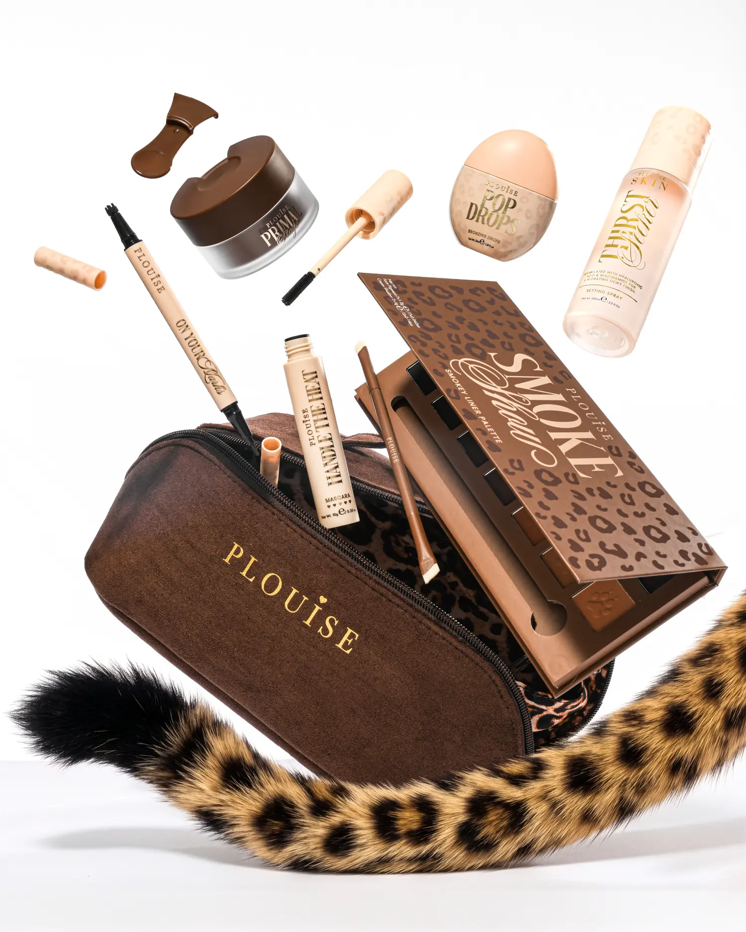 P.Louise Cheetah Mode Cosmetics Set