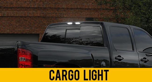 Partsam High Mount Stop Light LED 3rd Brake Replacement for 07-13 Silverado/Sierra 1500 2500HD 3500HD 3rd Rear Cab Roof Center Tail Cargo Lamp