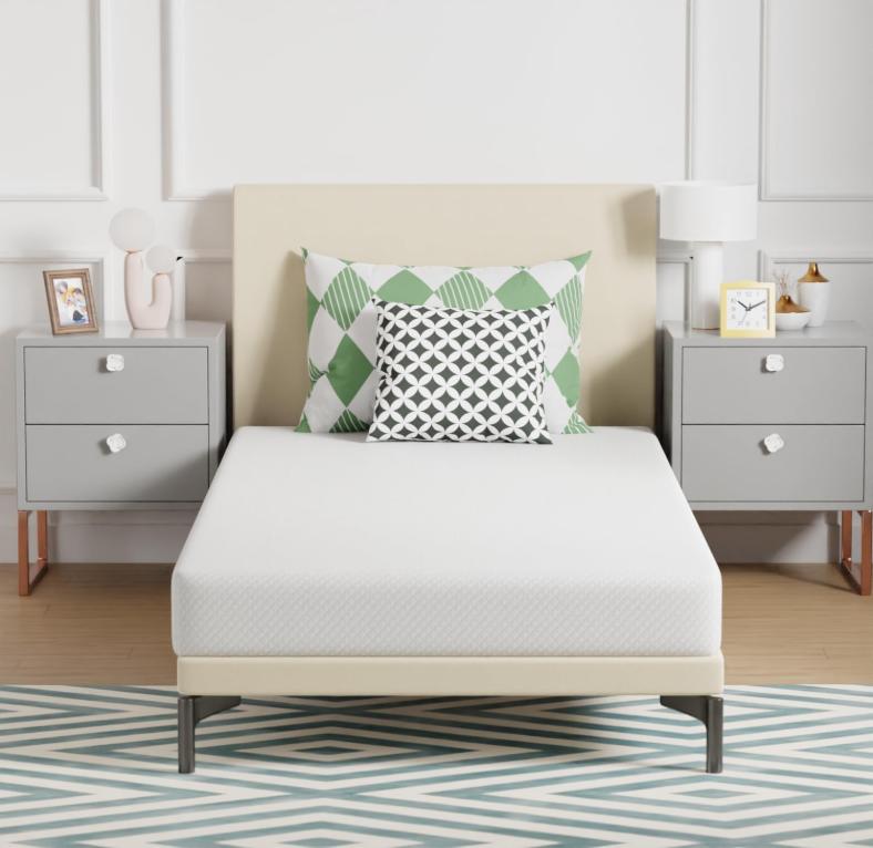 BestOffice 5/6/8/10/12/14 Inch Memory Foam Mattress Medium-Firm Mattress for Pressure Relief & Cooler Sleep Gel Memory Foam Mattress Bed in a Box CertiPUR-US Twin/Full/Queen/King Mattress for Soundly Sleep