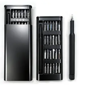 24-In-1 Precision Screwdriver Set, Mobile Phone And Tablet Disassembly Multifunctional Repair Tool, Durable Plastic, No Charging - Includes Various Drill Bits