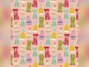 A Prairie Heart | Prairie Dresses - Light Peach Jam by Katie Daisy for Benartex | 16631-26