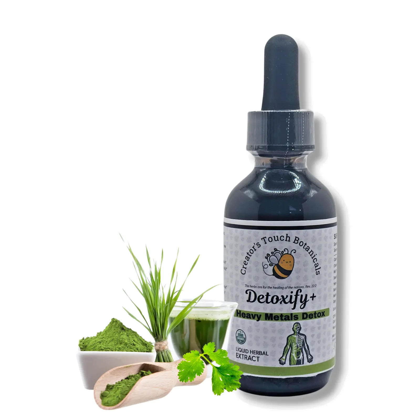 Detoxify+ / Heavy Metals Body Detox, 8 Detox Herbal Blend Tincture  2 fl. oz. Healthcare Natural