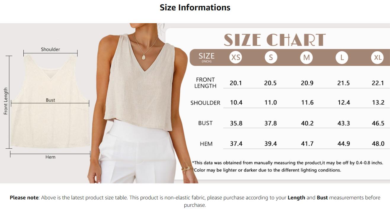 IDEALSANXUN Womens V Neck Cropped Linen Tank Tops Spring Summer Sleeveless Shirts Beach Outfits Clothes Cute Summer Tops Trendy Vest Spring Summer Sleeveless Y2K Off-Shoulder Square Neck Ruched Wide Strap Flowy Blouse Casual Chic Loose Fit IDEALSANXUN Womens V Neck Cropped Linen Tank Tops Spring Summer Sleeveless Shirts Beach Outfits Clothes Cute Summer Tops Trendy Vest Spring Summer Sleeveless Y2K Off-Shoulder Square Neck Ruched Wide Strap Flowy Blouse Casual Chic Loose Fit