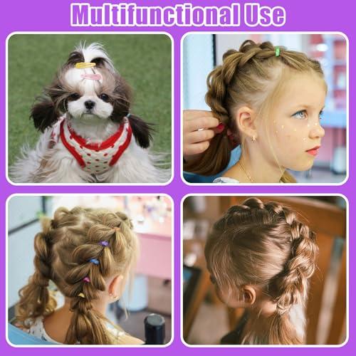 32 Colored Elastic Ties, 1700 Pieces Rubber Bands With 14 Styling Tools, Hair Tie Cutter and Accessories for Girls, Baby, Toddler, Kids 32 Colored Elastic Ties, 1700 Pieces Rubber Bands With 14 Styling Tools, Hair Tie Cutter and Accessories for Girls, Baby, Toddler, Kids