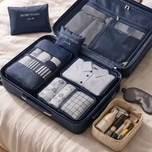 Voyager Compression Packing Cube System – 6 Piece Travel Organizer Set