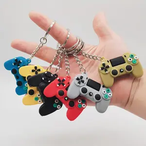 6 pcs/Set Wholsales Game Controller PVC Pendant Keychains KeyRings Casual Style Wallet, Totes, Handbag and Backpack Accessory, Car Keychain, Trendy Valentine's Day Gift for Girls Students Women