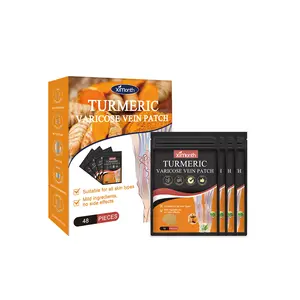 48 Pieces Varicose Veins Care Patch Leg Pain Relief Patch for Varicose Veins, Blood Clots, and Swelling with Cold Compress Treatment Healthcare Therapy Therapeutic Alternative Wellness