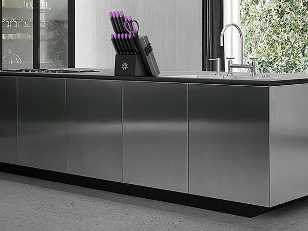 ASETY 15PCS Cyberpunk Knife Set from Future Kitchen Knife Set with Built-in Knife Sharpener Block, Stainless Steel Knife Block Set, Dishwasher Safe Mordern Knife Set, Elegant Box for gift Lightweight Sturdy