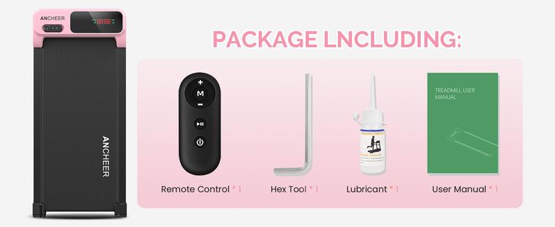 【ValentineTok Haul】ANCHEER Five-Color Young Fashion under the Table Walking Pad, Tablet Portable LED Display & Remote Control Vibration Plate Home Gym Equipment Outdoorfun