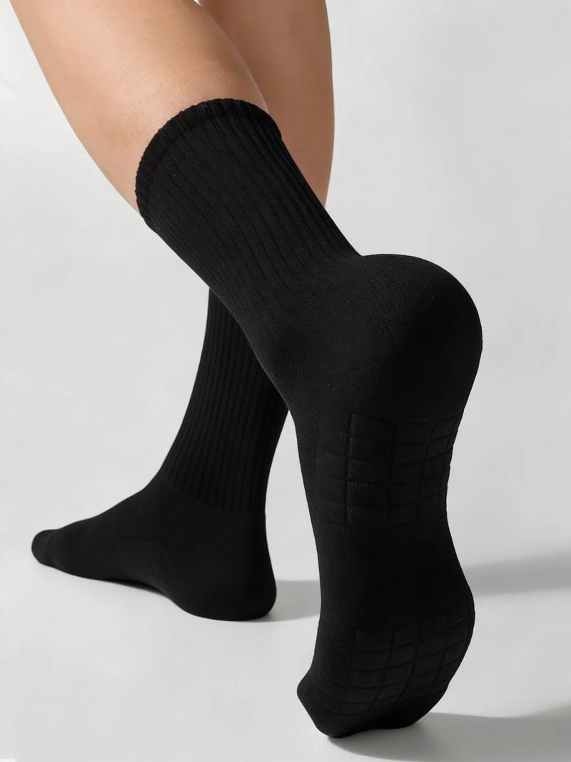 CCCMAI Men's Towel Bottom Socks Long Black & White Comfortable Absorbent for Everyday Wear Soft Feel Full Coverage Support Menswear Soft Stylish CCCMAI Men's Towel Bottom Socks Long Black & White Comfortable Absorbent for Everyday Wear Soft Feel Full Coverage Support Menswear Soft Stylish