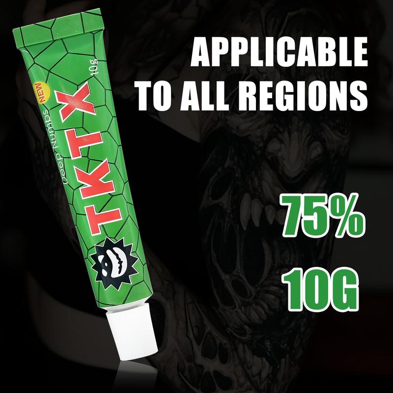 New style 80％TKTX Tattoo External Cream, Relief Cream for Tattoos, Waxing, Microneedling, Lecithin External Cream(10g) Cosmetic. Soreness Itching
