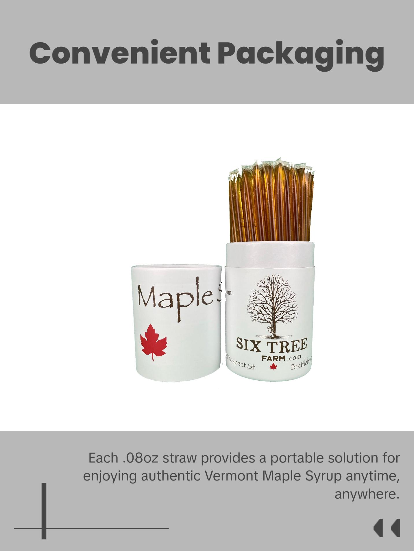 Maple Saplings - Maple Sticks - Maple Straws - 100% Pure State of Vermont Maple Syrup