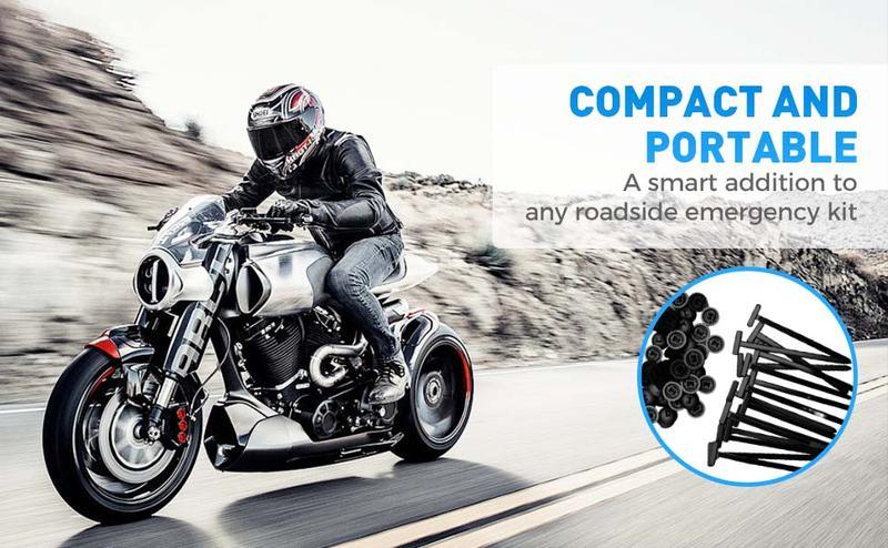 50-pack of universal nylon cable ties, heavy-duty self-locking nylon cable tie fasteners, multi-purpose plastic cable tie tools, suitable for routine automotive repairs.