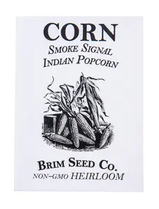 Brim Seed Co. Corn, Smoke Signal Indian Popcorn Heirloom Seed