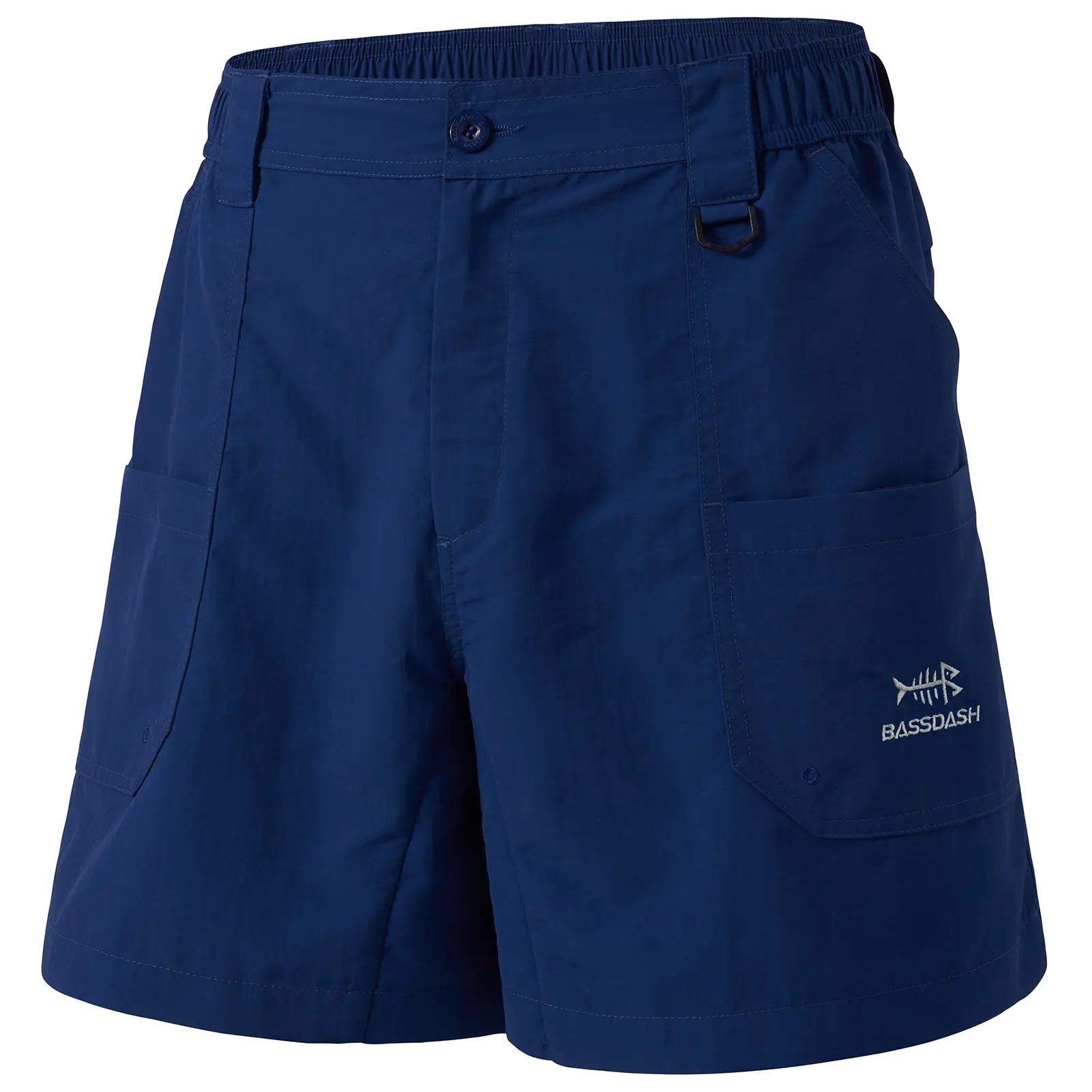 BASSDASH Men's 6" Fishing Shorts UPF 50+ Water Resistant Quick Dry Hiking Cargo Shorts with Multi Pocket FS25M