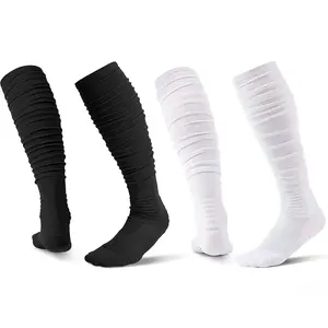 2 pairs of non-slip cotton soccer socks, men's and women's sports socks, extra long knee-high soccer socks This is a perfect Valentine's Day gift for your man.