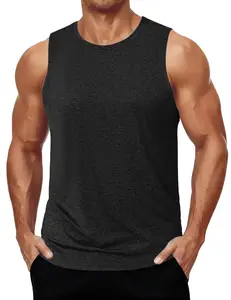 COOFANDY Mens Dry Fit Workout Tank Top Sleeveless Gym Muscle Shirt UPF 50+ Summer Running Athletic Tshirts