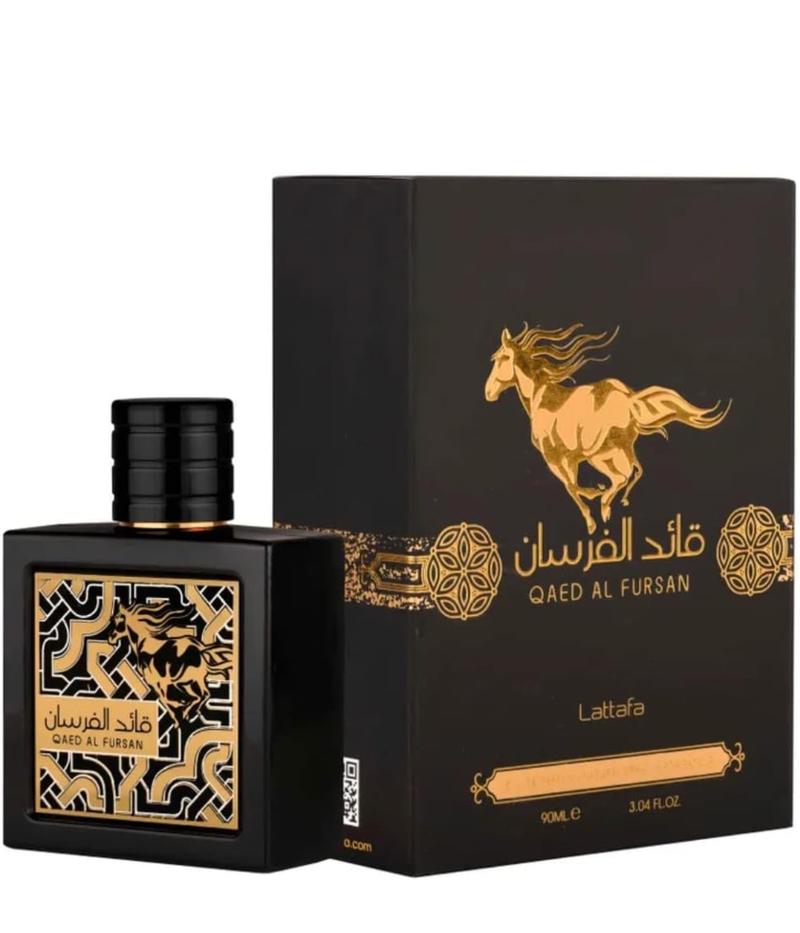 Lattafa Perfumes | Qaed Al Fursan - 3.4 OZ (100ml) - Eau de Parfum Spray - Unisex Fragrance | Fruity - Sweet- Woody Fragrance