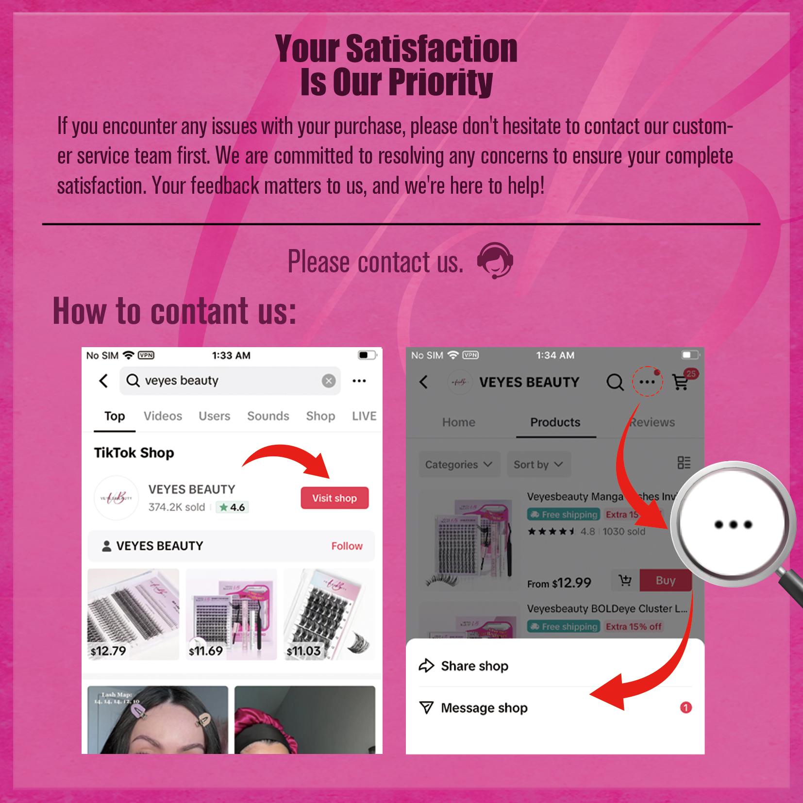 VEYESBEAUTY VB-Muse 3D Volume Cluster Lashes Individual Lash Extensions Layered Fluffy Eyelashes Wispy Faux Mink Lash Newbie's Five-Second DIY Mixed Length Large Tray for Self Application Makeup at Home Cosmetic Eyelashes Extensions