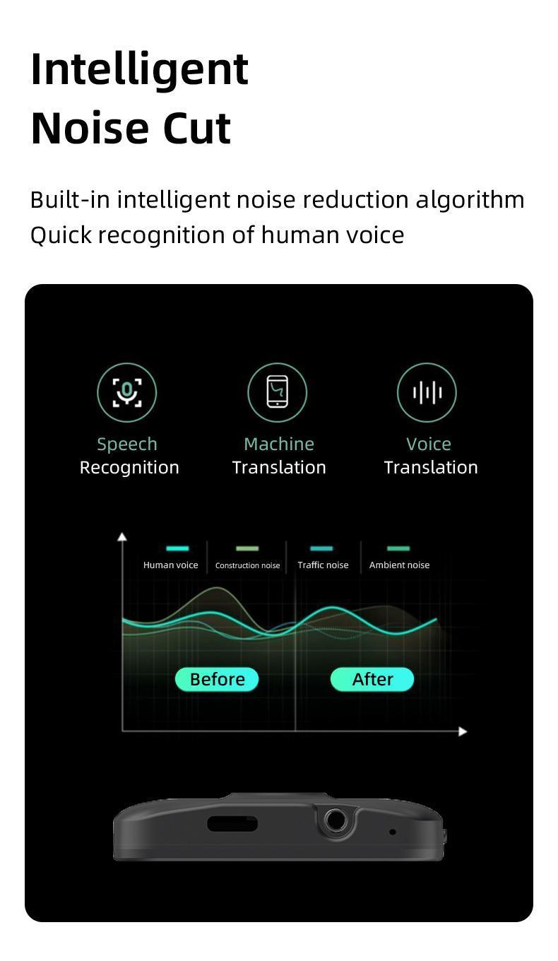 AI Language Translator Device | 138+ Languages, Real-Time Voice & Photo Translation | Offline Mode & Touchscreen | Perfect for Travel & Business