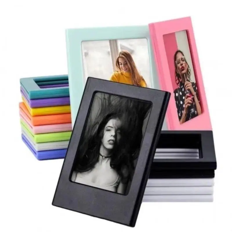 1PC ﻿3 inches mini acrylic Polaroid photo frame transparent acrylic card display photo frame diy combination table setting