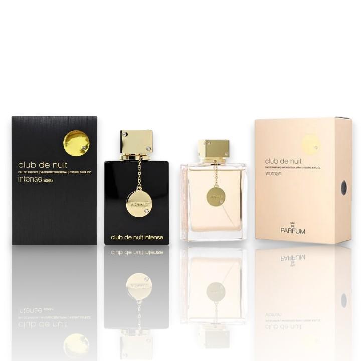 Armaf Perfumes | Club De Nuit Intense Women + Club De Nuit Women | 2 - Piece Womens's Fragrance Set | 3.4 oz Per Bottle