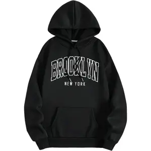 Men's Brooklyn New York city-themed hoodie Graphic Hoodie - Long Sleeve Pullover Regular Fit | Soft & Breathable Fabric, Durable Print, Everyday Comfort, Machine Washable, casual urban streetwear urban lifestyle, casual wear for everyday use