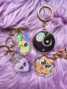 Roblox Dandy's World Acrylic Charms, Clear Acrylic Keychain