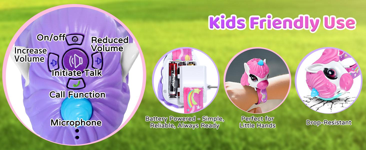 [Spring Shine]Vvinca Walkie Talkies for Kids - 2 Pack Toys for Boys Girls Age 3-12 T-Rex Adjustable Strap Long Range Clear Sound Walkie Talkie, Collectibple/Adventure Toys Outdoor Camping Birthday Gifts for Toddlers Holiday Haul