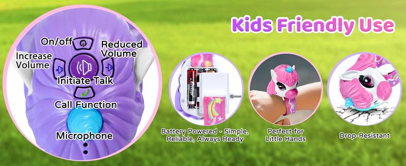 Vvinca Walkie Talkies for Kids - 2 Pack Toys for Boys Girls Age 3-12 T-Rex Adjustable Strap Long Range Clear Sound Walkie Talkie, Collectibple/Adventure Toys Outdoor Camping Birthday Gifts for Toddlers Holiday Haul