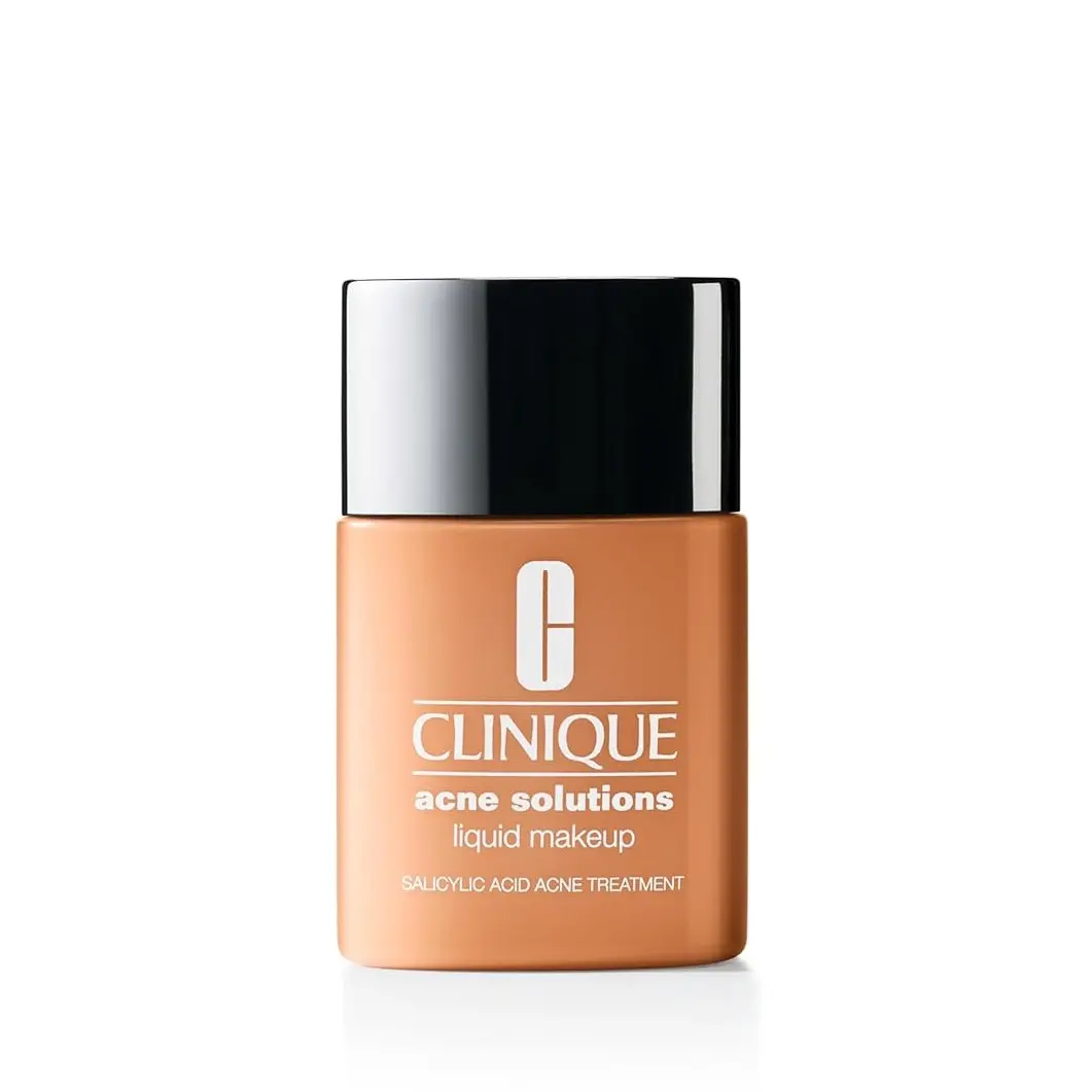 [Clinique] Acne Solutions Liquid Foundation Makeup With Salicylic Acid For Dry Combination to Oily Skin Types | Medium Coverage, Natural Matte Finish