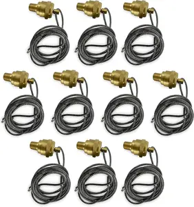 TORQUE 10 pcs of Air Tank Drain Valve with 60" Cable Valve, Air Compressor Drain Valve (Replaces Haldex 12105) (10 x TR12105)